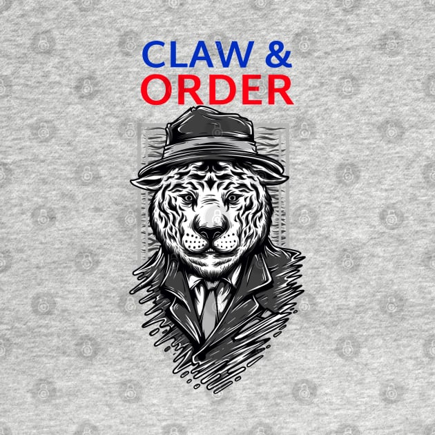 Tiger: Claw and Order by YourSundayTee